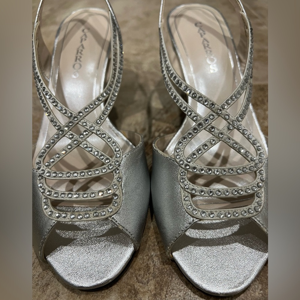 Caparros Dressy Silver Heels